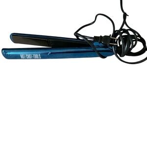 Hot shot tools hair straightener irons 1” metallic blue S510316 450 F